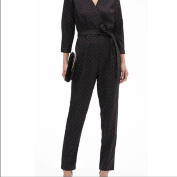 J Crew Polka Dot Jumpsuit  NWT - Picture 1 of 4